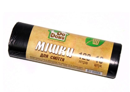 DoDomy Мішки д/сміття міцні 120л*10шт